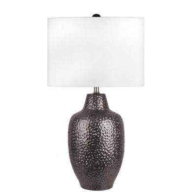 nuLOOM Laurence Ceramic 29" Table Lamp Lighting - Bronze 29" H x 16" W x 16" D