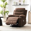 Multifunctional Heated Massage Sofa Recliner, 135° Max Recline with Cup Holder & Storage for Living Room, Bedroom - 2 of 4