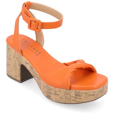 Journee Collection Womens Eianna Ankle Strap Platform Sandals