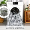 Washable Vintage Distressed Rug Non Slip Carpet Low Pile Stain Resistant Floor Mat for Bedroom Living Room Office - 2 of 4