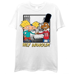 Mens Nickelodeon Hey Arnold Shirt - Hey Arnold Classic Mens T-shirt - 1 of 1