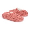 MUK LUKS Women's Chunky Ballerina Slipper With Ribbed Heel - 4 of 4