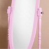 Lyngins Traditional Wood Floor Cheval Mirror, Full Length Mirror with Elongated Oval Glass, Stangding Mirror/Floor Mirror/Body Mirror for Bedroom - 4 of 4