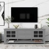 Sapphtopaz TV Stand for TVs Up to 60" Entertainment Center with Multifunctional Storage Space and 2 Drawers Media Console Table for Living Room - 4 of 4