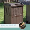Commercial Outdoor Trashcan Hideaway with Lid for 30 to 33 Gallon Trash Bags for Garage, Backyard, or Garden - 3 of 4