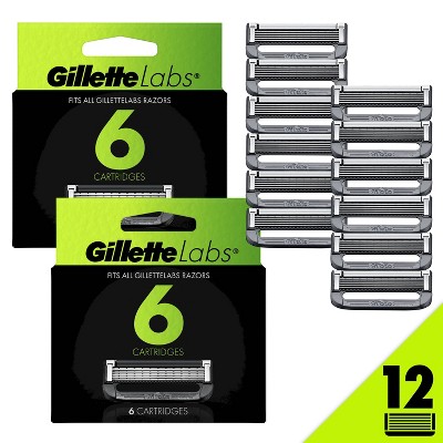 Gillette Razor Blade Refills - Compatible with Exfoliating Bar and Heated Razor  - 12ct