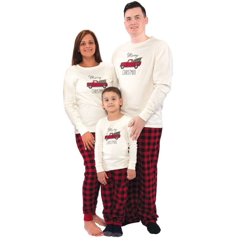 Touched by Nature Womens Unisex Holiday Pajamas, Christmas Tree, 4 of 5