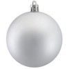 Northlight Matte Shatterproof Christmas Ball Ornaments 3.25" (80mm) - Silver - 32ct - 3 of 3