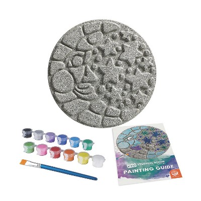 Moon and Stars Mosaic Stepping Stone Kit with Paints