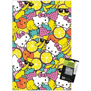 Trends International Hello Kitty: 2016 Fun and Fruity - Sweet Citrus Collage Unframed Wall Poster Prints - 1 of 4