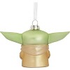 Hallmark Star Wars: The Mandalorian Grogu Holding Cup Christmas Ornament, Blown Glass - 2 of 3