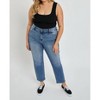 Women's Mid Rise Crop Mom Jeans - CELLO - image 3 of 3