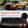 VEVOR Retractable Cargo Cover for Chevrolet, Waterproof Trunk Cover Security Shield Shade for GMC Terrain + Chevrolet Equinox 2018-2024, Black - 3 of 4