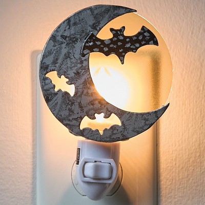 Split P Moon And Bat Night Light