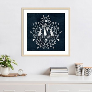 Amanti Art Rabbits and Mushrooms V by Katie Oshea Framed Wall Art Print - 1 of 4