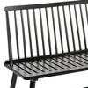 Jack Post 4 Feet Durable Classic Indonesian Hardwood Farmhouse Bench Accommodate Up To 2 People for Patio, Backyard, Garden and Porch, Black - 4 of 4