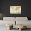 World Cities Map by Michael Tompsett Unframed Wall Canvas - iCanvas - 4 of 4