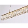 Elegant Lighting Monroe 1 - Light Pendant in  Gold - 4 of 4