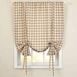 Sweet Home Collection | Buffalo Check Decorative Tie-Up Shade