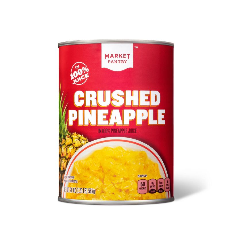 Crushed Pineapple in Juice 20oz - Market Pantry&#8482;, 1 of 3