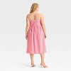 Women's Milkmaid Midi A-Line Dress - Wild Fable™ - 2 of 3