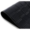 Dainty Home Bostonian Reversible Premium Vegan Leather 12" x 18" Placemats Set of 4 - 2 of 3