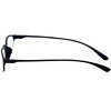 Calabria 718 Flexie Reading Glasses | Unisex Readers | Lightweight & Flexible | Patented Design | Ebony Black +1.50 - 3 of 4