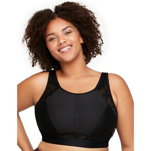 Custom Control Wire-Free Sports Bra in Grey / White size 44 - Bare Necessities