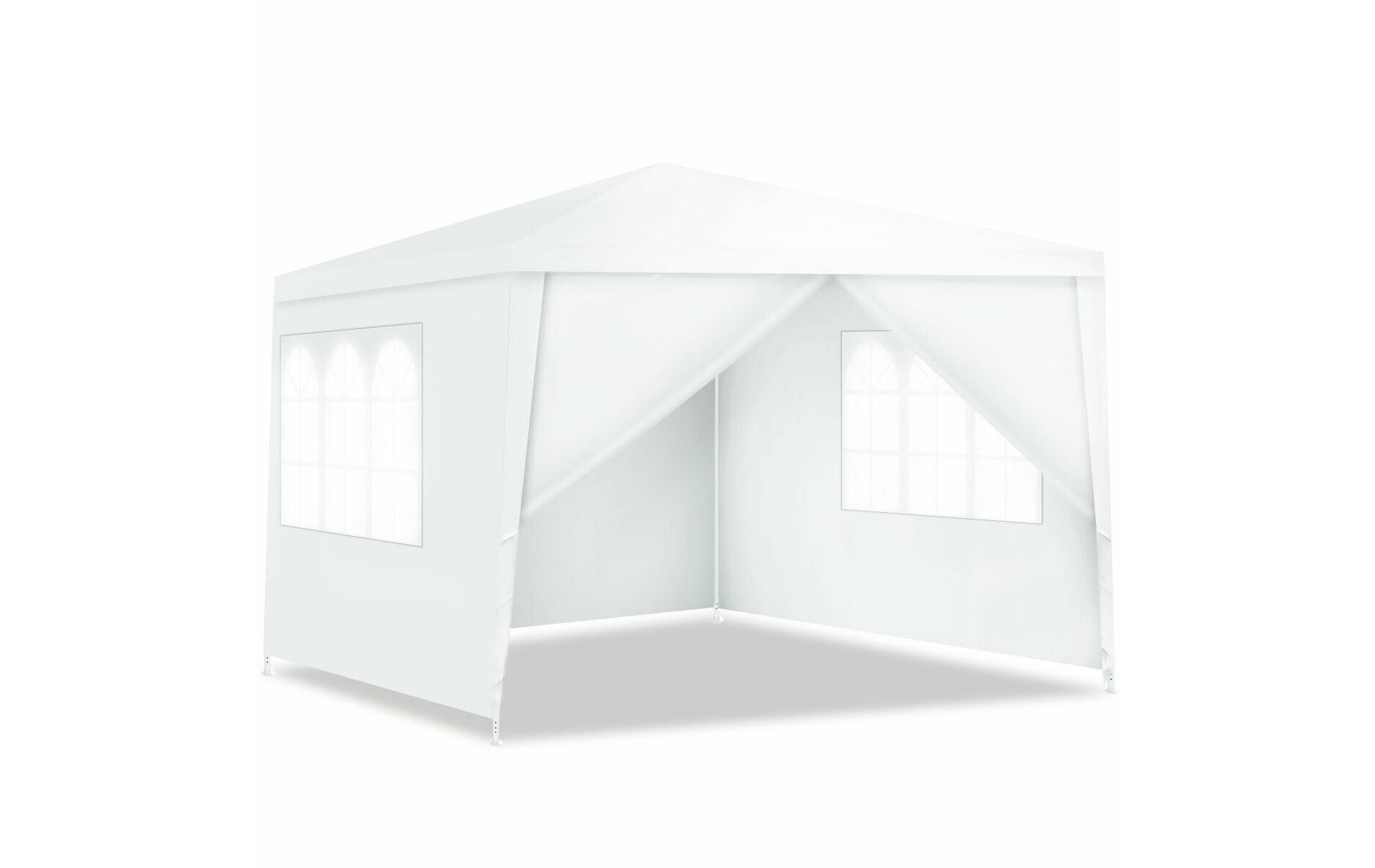 Costway Canopy Party Wedding Event Tent 10'x10' Heavy Duty Outdoor Gazebo Side Walls