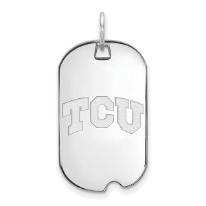 Black Bow Jewelry Sterling Silver Texas Christian Horned Frogs NCAA Small Pendant - 1 of 3