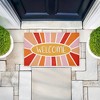 Stupell Industries Bright Welcome Sunburst Printed Outdoor Door Mat, design by Emily Cromwell, 18"x30" - 3 of 4