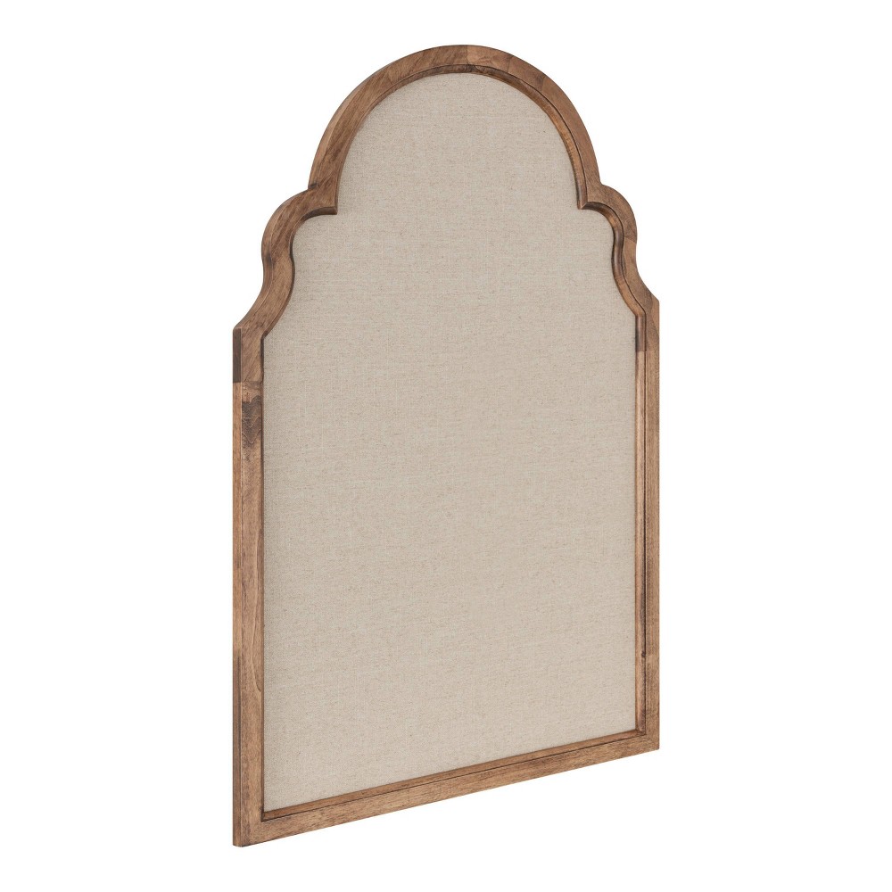 24" x 36" Hogan Pinboard Natural Brown - Kate & Laurel All Things Decor: Wall Mounted Memo Board, Office Accessories