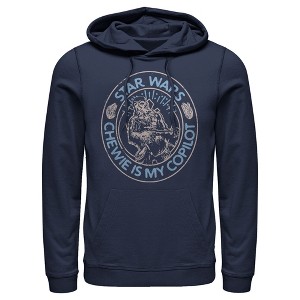 Men's Star Wars: The Rise of Skywalker Chewie Copilot Pull Over Hoodie - 1 of 3