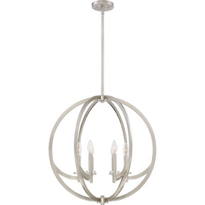 Quoizel Lighting Orion 6 - Light Chandelier in  Brushed Nickel