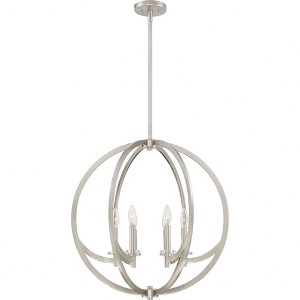 Quoizel Lighting Orion 6 - Light Chandelier in  Brushed Nickel - 1 of 2