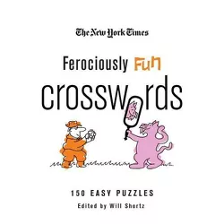 The New York Times Ferociously Fun Crosswords - (New York Times Crossword Puzzles) (Paperback)
