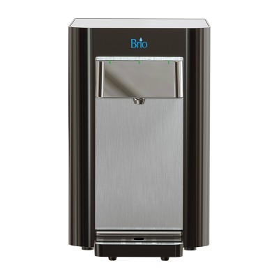 Brio Countertop Self Cleaning Bottleless Water Cooler Dispenser with 2 Stage Water Filter Included