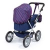 Bayer: Trendy Pram - Blue, Pink, Hearts - Includes Shoulder Bag, Fits Dolls Up to 18", Adjustable Handle, Kids Pretend Play, Shopping Basket - 2 of 4