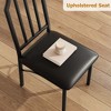 Kitchen Table and Chairs for 2, Dining Table Set with Cushion Seats for Small Space - 2 of 4