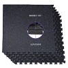 Xspec 1/2" Thick 48 Sq Ft Rubber Top EVA Foam Home Gym Mats 12 pcs, Blue Black - 4 of 4