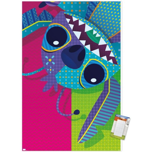 Trends International Disney Lilo And Stitch - Stitch Patchwork Unframed Wall  Poster Prints : Target
