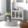 Galano Calidia Wood 45.7 in. 3 Door Sideboard with Adjustable Shelves - 3 of 4