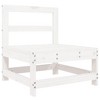 vidaXL Garden Lounge Set Solid Pine Wood, Plywood - White Pine - 4 of 4