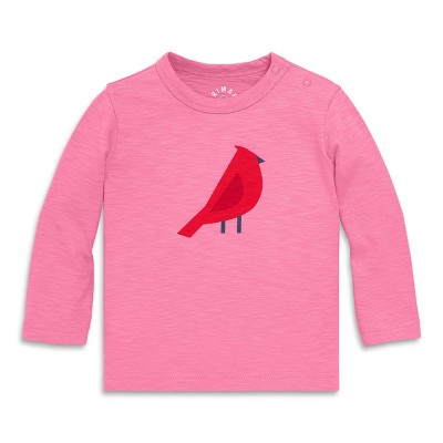Primary Baby Long Sleeve Cardinal Tee