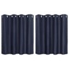 PiccoCasa Window Rod Pocket Valance Thermal Insulated Curtain Panels 2Pcs - 4 of 4