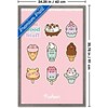 Trends International Pusheen: Ice Cream - The Good Stuff Grid Framed Wall Poster Prints - 3 of 4