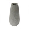 Storied Home Tall Paulownia Wood Vase with Washed Finish, Grey - 3 of 4