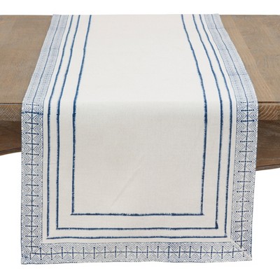 16 X 72 Sky Blue Quartz Composition of Zigzags Diamond Shapes and Stripes Ambesonne Aztec Table Runner Dining Room Kitchen Rectangular Runner 