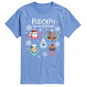 Men's - Rudolph - Rudolph Ornaments Short Sleeve Graphic T-Shirt - 1 of 4
