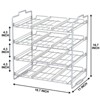 LunaLulinlk 4 Tiers Stackable Can Rack Organizer for up to 48 Cans for Kitchen Cabinet and Pantry (Silver) - 3 of 4